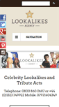 Mobile Screenshot of lookalikes.co.uk